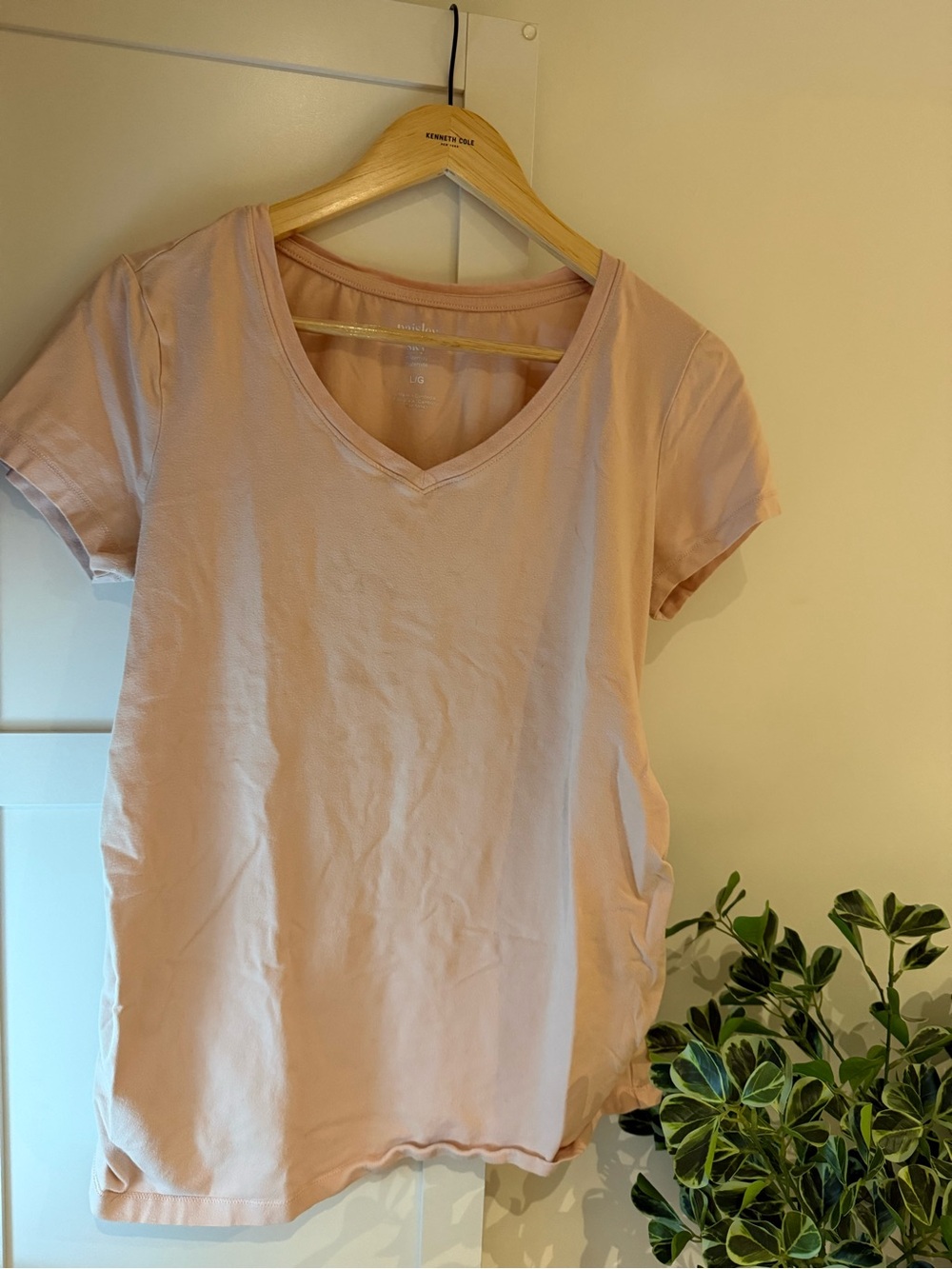 Blush Pink maternity tee